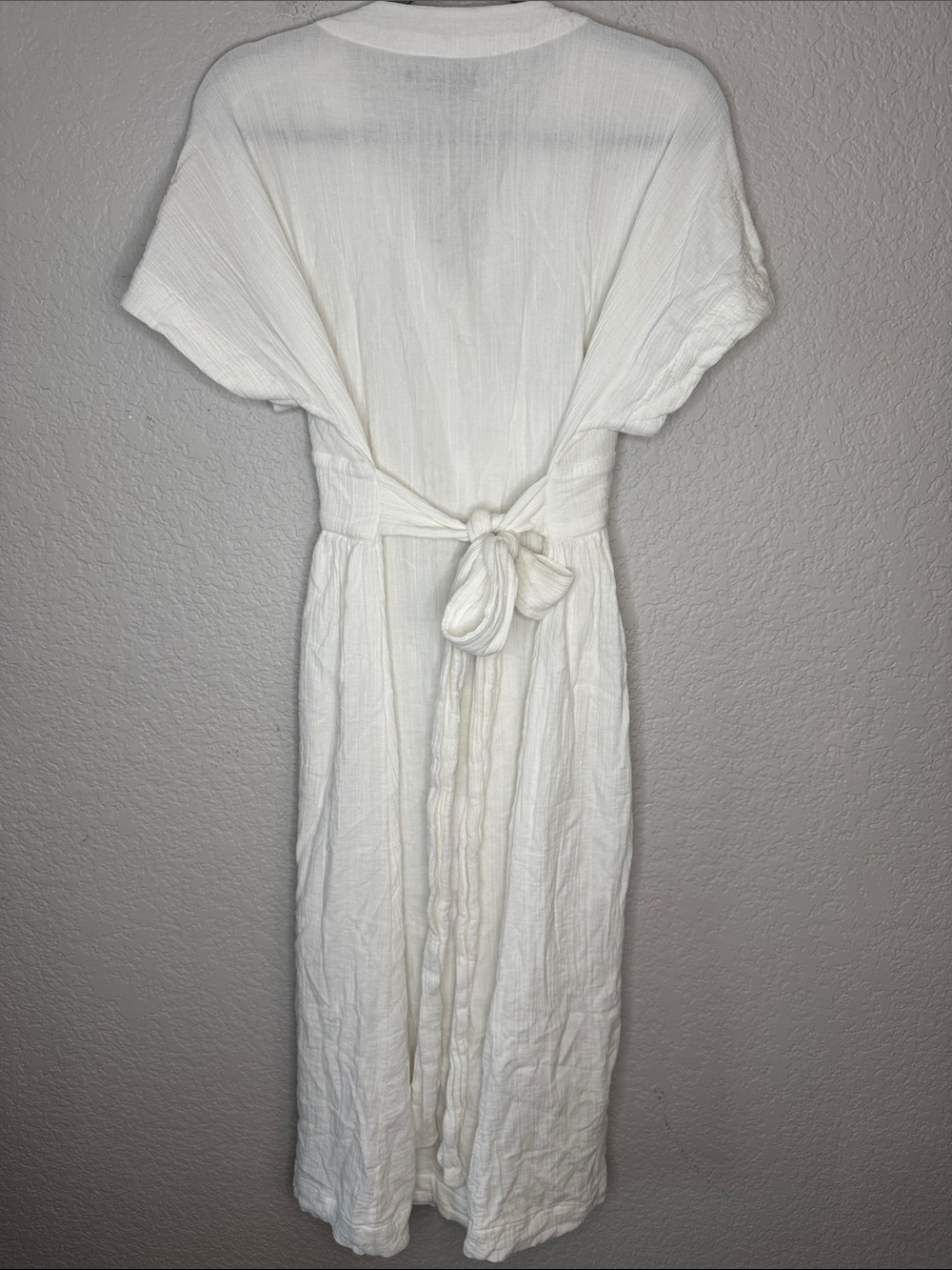 Hatch The Carolina Dress White Gauze Midi Dress 100% Cotton Medium (2) - Picture 5 of 6